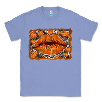 Colony Blue fall lips Classic Tee - RacoonDesign
