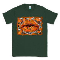 Sports Green fall lips Classic Tee - RacoonDesign