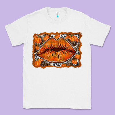 Fall Lips Classic Tee Designed By Racoondesign