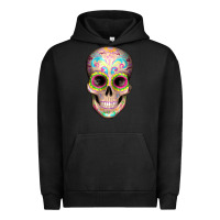 Pigment Black Mexican Skull Urban Hoodie - Artiststas