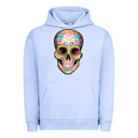 Pigment Grape Ice Mexican Skull Urban Hoodie - Artiststas