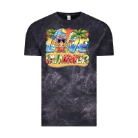 Cloud Black love summer gnomes  Background Vintage Tee - BarkalooDesign