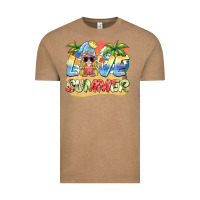 Vintage Coffee love summer gnomes  Background Vintage Tee - BarkalooDesign