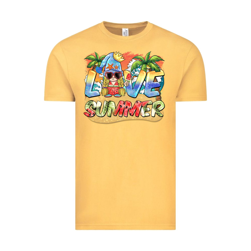 Love Summer Gnomes  Background Vintage Tee by BarkalooDesign | Teevron