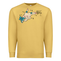 Antique Gold western turquoise gun hand Premium Sweatshirt - MaliasSmallBusiness