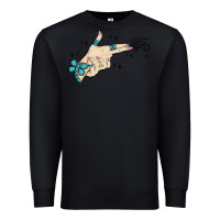 Black western turquoise gun hand Premium Sweatshirt - MaliasSmallBusiness