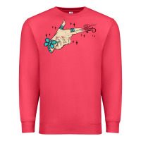Cardinal western turquoise gun hand Premium Sweatshirt - MaliasSmallBusiness