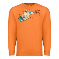 Carrot western turquoise gun hand Premium Sweatshirt - MaliasSmallBusiness