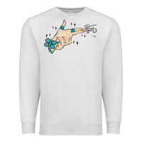Oatmeal Heather western turquoise gun hand Premium Sweatshirt - MaliasSmallBusiness