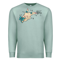 Seafoam western turquoise gun hand Premium Sweatshirt - MaliasSmallBusiness