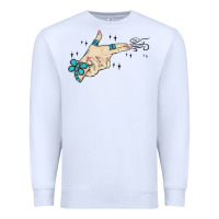 White western turquoise gun hand Premium Sweatshirt - MaliasSmallBusiness