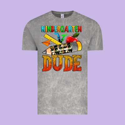 Kindergarten Dude Vintage Tee Designed By Texasbilliewilder