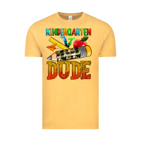 Vintage Mustard kindergarten dude Vintage Tee - texasbilliewilder