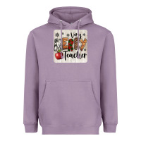 Lavender very merry teacher christmas coaster Heavyweight Hoodie - Jasminsmagicworld