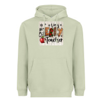 Matcha very merry teacher christmas coaster Heavyweight Hoodie - Jasminsmagicworld