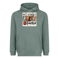 Sage very merry teacher christmas coaster Heavyweight Hoodie - Jasminsmagicworld