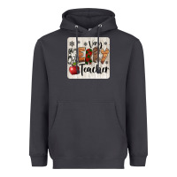 Smoke very merry teacher christmas coaster Heavyweight Hoodie - Jasminsmagicworld