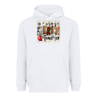 White very merry teacher christmas coaster Heavyweight Hoodie - Jasminsmagicworld