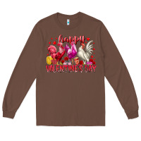 Chestnut happy valentines day Long Sleeve Tee - RacoonDesign