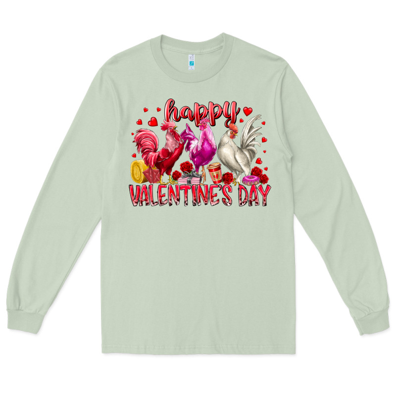 Happy Valentines Day Long Sleeve Tee by RacoonDesign | Teevron