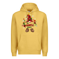 Antique Gold the nurse gnome christmas Premium Hoodie - MaliasSmallBusiness