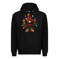 Black the nurse gnome christmas Premium Hoodie - MaliasSmallBusiness