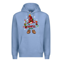 Colony Blue the nurse gnome christmas Premium Hoodie - MaliasSmallBusiness