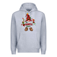 Heather Grey the nurse gnome christmas Premium Hoodie - MaliasSmallBusiness