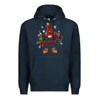 Navy the nurse gnome christmas Premium Hoodie - MaliasSmallBusiness