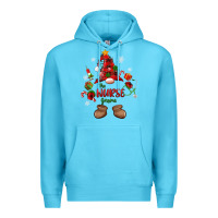 Ocean Blue the nurse gnome christmas Premium Hoodie - MaliasSmallBusiness