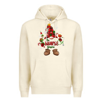 Sandshell the nurse gnome christmas Premium Hoodie - MaliasSmallBusiness