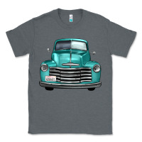 Charcoal Heather western truck front view Classic Tee - FaDigitalArtStudio