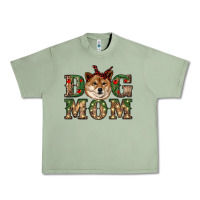 Oil Green dog mom shiba inu Urban Heavy Tee - RanaPortraitStore