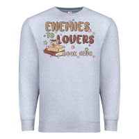 Heather Grey enemies to lovers book club Premium Sweatshirt - MaliasSmallBusiness