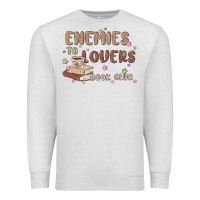 Oatmeal Heather enemies to lovers book club Premium Sweatshirt - MaliasSmallBusiness