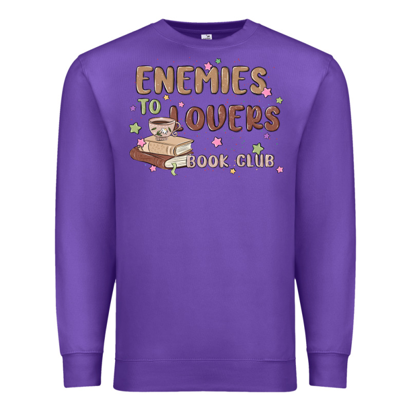 Enemies To Lovers Book Club Premium Sweatshirt by MaliasSmallBusiness | Teevron