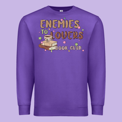 Enemies To Lovers Book Club Premium Sweatshirt Designed By Maliassmallbusiness