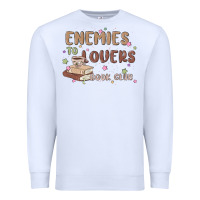 White enemies to lovers book club Premium Sweatshirt - MaliasSmallBusiness