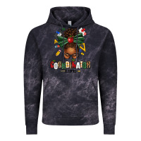Cloud Black educational coordinator life afro messy bun Vintage Hoodie - texasbilliewilder