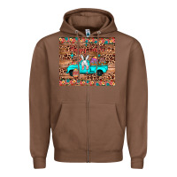 Chestnut happy easter truck Zipper Hoodie - JahusDesignShop