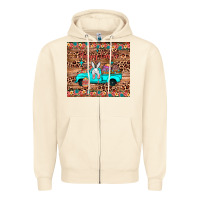 Sandshell happy easter truck Zipper Hoodie - JahusDesignShop