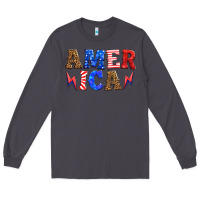 Smoke america thunderbolt Long Sleeve Tee - HRA Design Shop