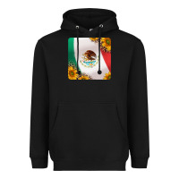 Black mexican flag sunflowers and leopard coaster Heavyweight Hoodie - Jasminsmagicworld