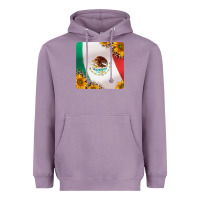 Lavender mexican flag sunflowers and leopard coaster Heavyweight Hoodie - Jasminsmagicworld