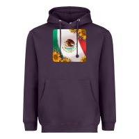 Plum mexican flag sunflowers and leopard coaster Heavyweight Hoodie - Jasminsmagicworld