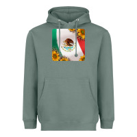 Sage mexican flag sunflowers and leopard coaster Heavyweight Hoodie - Jasminsmagicworld