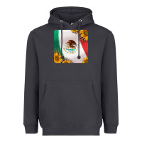 Mexican Flag Sunflowers And Leopard Coaster Heavyweight Hoodie | Teevron