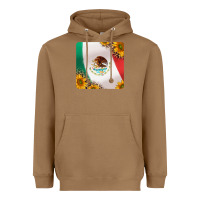 Toasted Coconut mexican flag sunflowers and leopard coaster Heavyweight Hoodie - Jasminsmagicworld
