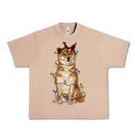 Burro christmas lights shiba inu Urban Heavy Tee - RanaPortraitStore