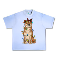 Grape Ice christmas lights shiba inu Urban Heavy Tee - RanaPortraitStore